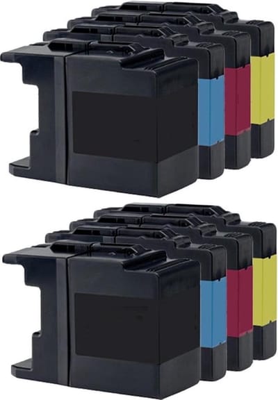 Huismerk geschikt voor Brother LC-1240 XL Inktpatronen (8X) - DCP/MFC - J725DW - J925DW - J925W - J430W - J5910DW - J6510DW - J6710DW - J6910DW - J825DW