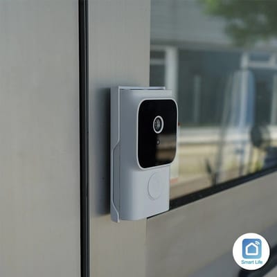 Tuya Smart Video Doorbell - Inclusief Chime - Slimme deurbel - Smart deurbel - Video deurbel - Wit