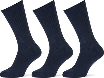 STAPP - 6-Pack - Stevige Werksokken - Casual - Slijtvast- Naadloos - Heren / Dames - marine - 39-42 - 4400