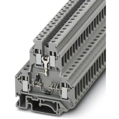 Phoenix Contact 2791113 Doorgangsserieklem 6.2 mm Schroeven Grijs 50 stuk(s)