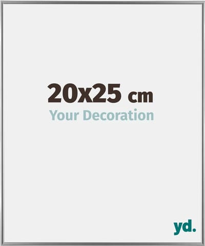 Your Decoration - Fotolijst 20x25 cm - Kunststof - Zilver Hoogglans - Evry