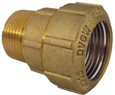 Messing PE Koppeling 32mm - Buis Koppeling voor Water & Gas