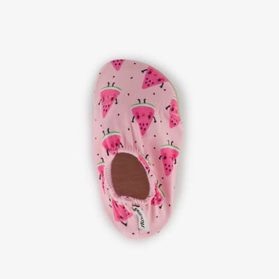 Slipstop Emily antislip waterschoen met watermeloen roze - Maat INF - 18/20