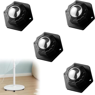 Zware Duty Meubelrollen met Ballen - 4 Stuks Zelfklevende Wielen voor Vloer en Tapijt - Ideaal voor Meubels en Keukenaccessoires