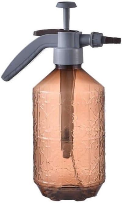 Gieter met sproeier - Waterfles planten - Planten water geven - Werkbesparende sproeiknop - 2 liter - Bruin