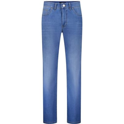 Gardeur Jeans Reza Stretch Performance 5-Pocket Balance in Blue Stone Blue Used / male