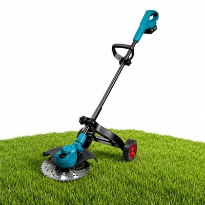 Jurrys Onkruidtrimmer - Onkruidverwijderaar - Grastrimmer - Tuingereedschap - Elektrisch - Draadloos - Lengte 120cm - Blauw