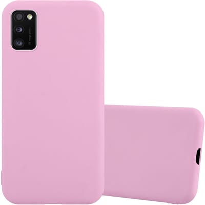 Cadorabo Hoesje geschikt voor Samsung Galaxy A41 in CANDY ROZE - Beschermhoes gemaakt van flexibel TPU silicone Case Cover