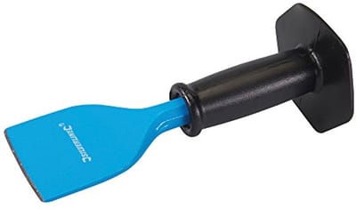 Tegelbeitel met Handbescherming - 75 x 220 mm, Multi