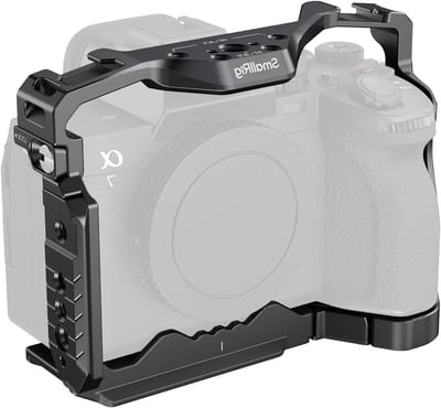 Camera Cage voor Sony Alpha 7R V, 7 IV, 7S III en A1 met AirTag Slot en Bescherming