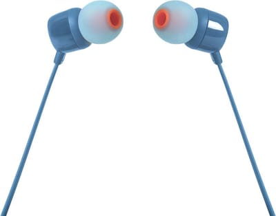 In-ear hoofdtelefoon met knoopvrije platte bandkabel en microfoon - Pure Bass Sound voor ultiem muziekgenot