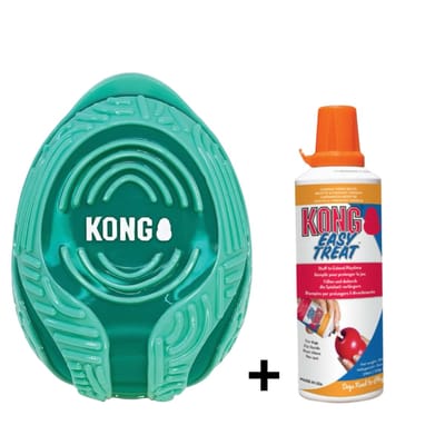 Combideal: Kong Licks Rewards Likspeelgoed + Kong Easy Treat Cheddar Kaas 226 g