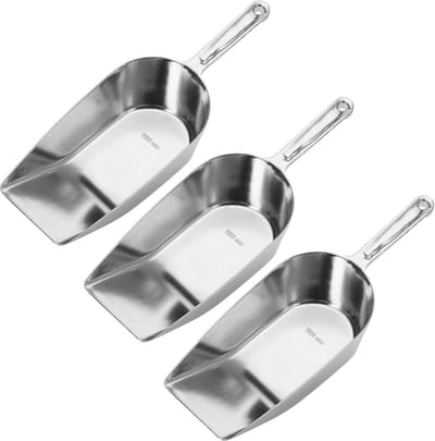 Westmark huishoudschepjes "Hygia" – 3 praktische schepjes voor het nauwkeurig doseren van droge ingrediënten zoals suiker en kruiden of diervoeding en snoep – 1100 ml