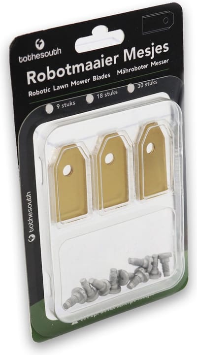 To the South® Robotmaaier Mesjes titanium geschikt voor Gardena R38Li - 3 stuks