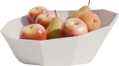 Fiastra® Positano - design fruitschaal - 35 cm - wit