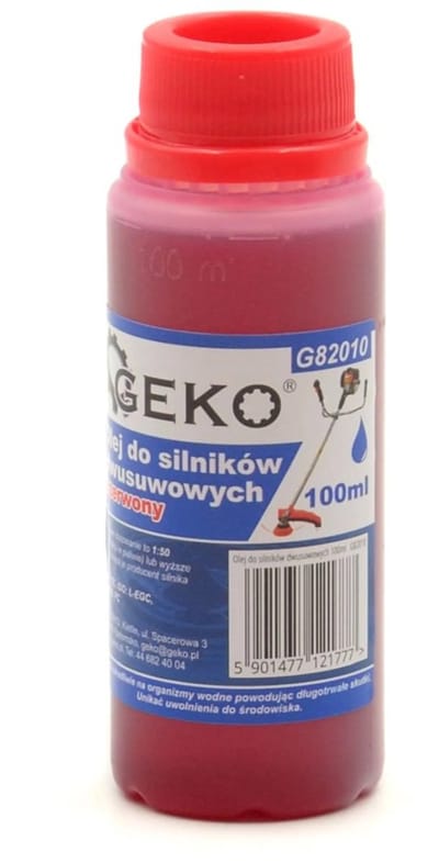 GEKO Twee-takt olie - 100 ml - Geschikt voor mengsmering en aparte smering