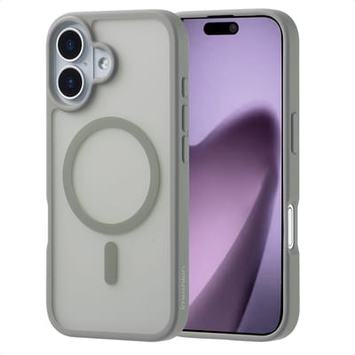 imoshion Hoesje - Geschikt voor iPhone 17 - Color Guard Backcover geschikt voor MagSafe - Grijs