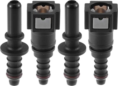 7.9mm SAE naar 5/16 8mm Brandstofslang Snelle Koppeling Ontkoppel Hose Nylon - 2 Sets voor Auto's en Motoren