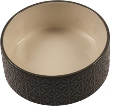Eetkom stone deco oscuro 16 cm