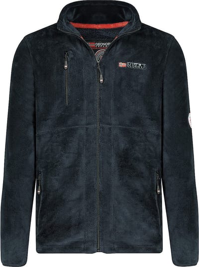 Geographical Norway Fleece Vest Upload Met Rits Heren Zwart - L