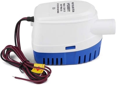 Automatische Bilgepomp 1100 GPH voor Boot - 12V Onderwaterpomp met Vlotterschakelaar en Hoge Capaciteit