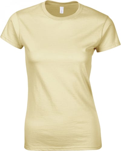 Gildan Softstyle® Fitted Ladies' T-shirt GI6400L - Sand - XXL