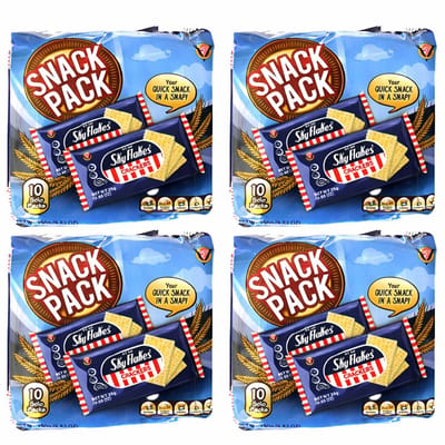 Sky Flakes Original Crackers Snackpack – 4 x 250 g (Voordeelverpakking)