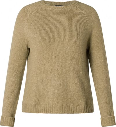 YESTA Dinie Trui - Khaki - maat X-0(44)
