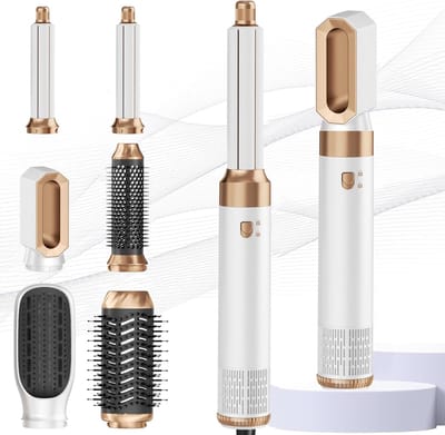 Haarstyler Multi - Luchtstyler Stylingtool - Dagelijks Haarstyling - Zes Functies - 5x5x15 cm