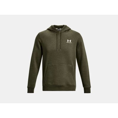 Under Armour ua essential fleece hoodie-grn hoodie heren -