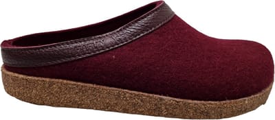 Haflinger - Grizzly Torben 309 Bordeaux Dames Pantoffels - Bordeaux - 36