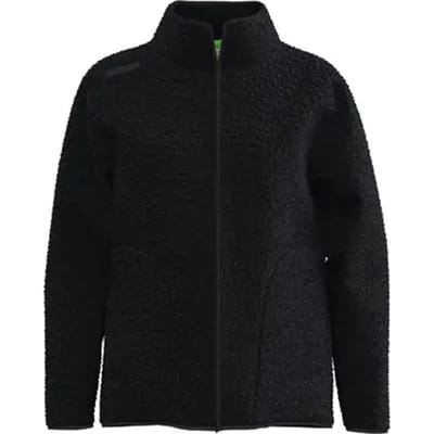 Erima Ts Fleece Jack Dames - Zwart | Maat: 34