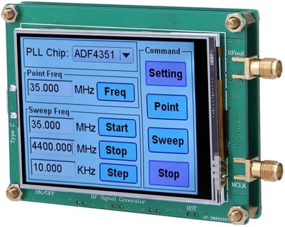 Hoge Precisie RF Signaalgenerator met Touchscreen voor Frequentiegeneratie en Meting