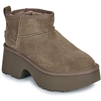 UGG CLASSIC ULTRA MINI NEW HEIGHTS - Gevoerde laarzenSnowbootsDames laarzen - Kleur: Taupe - Maat: 38