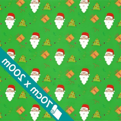 Kerstcadeaupapier - Inpakpapier Kerst - Geschenken Inpakken - Hoge Kwaliteit Papier - 70 cm x 200 m - Groen