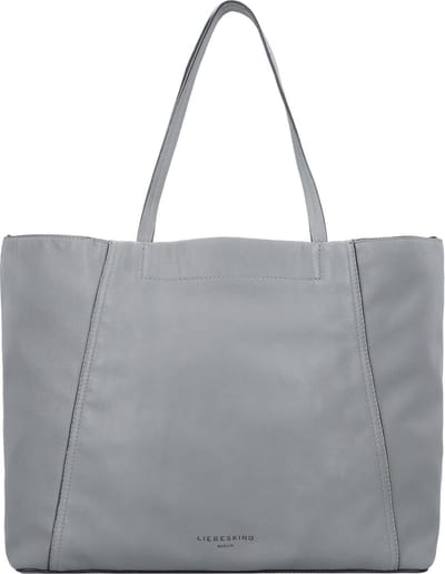 LIEBESKIND BERLIN Leren Schoudertas Chudy Sheep Natural Shopper Grigio Grijs