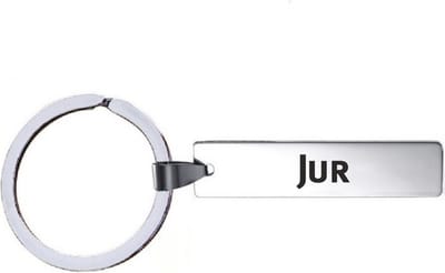 Sleutelhanger Met Naam - Jur - RVS