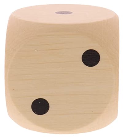 Houten dobbelstenen 4 cm - Natuurlijke speel dobbelstenen voor kinderen en volwassenen