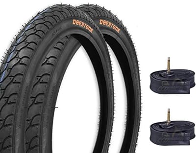 2 Zwarte Fietbanden + 2 Binnenbanden 16 x 1.75 (44-305) Voor Kinderfietsen