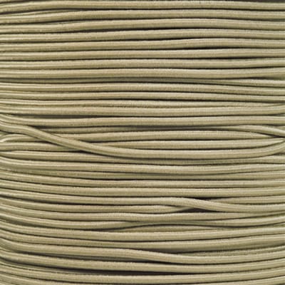 3mm Elastisch Touw - Zandkleur - 50 meter op rol