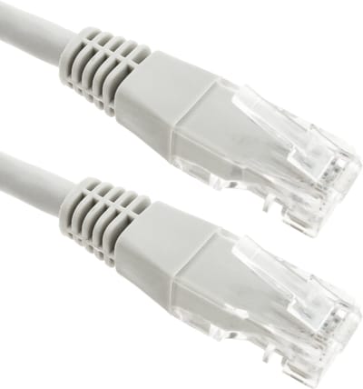 BeMatik - 2 m grijze Cat.6 UTP Ethernet-netwerkkabel