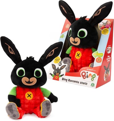 Verhaal Knuffel - Zachte Stoffen Pop - Kinderen Amuseren - Vertelt Vijf Verhalen - Normaal - Multicolore