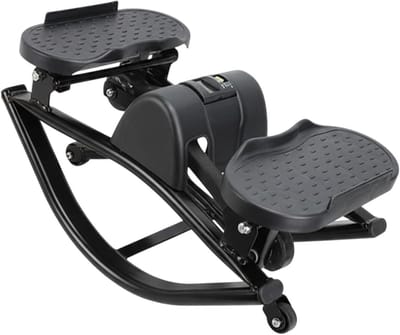 Fitnessapparaat - Beentrainer - Cardio Training - Hydraulische Schokdemping - 6.85 kg - Zwart