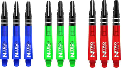 Multipack Korte Steeltjes voor Darts met Flight Locking Systeem