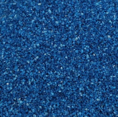 Decoratie zand - BLAUW - Decoratiezand - Gekleurd zand - Sierzand - Decoratie zand voor windlichten - Deco zand - Bloemstukken - BLAUW - 1000 GRAM