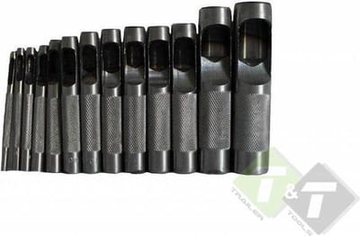 Holpijpset 12 delig, 2.5mm, 3mm, 4mm, 5mm, 6mm, 7mm, 8mm, 9mm, 11mm, 12mm, 14mm, 16mm