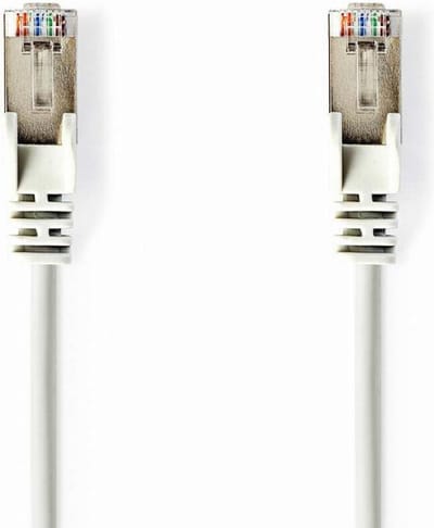Nedis CAT5e-Kabel | SF/UTP | RJ45 Male | RJ45 Male | 10.0 m | Rond | PVC | Wit | Blister