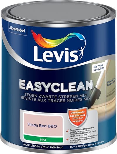 Levis - Easyclean Tegen Zwarte Strepen Mix - Shady Red B20 - Mengverf - 1 L