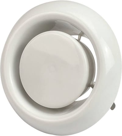 Ventilatie afvoer ventiel 160mm met klemveren - AVP-C160