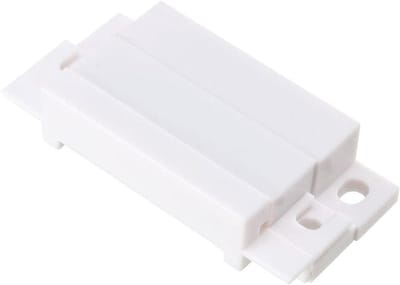 Magnetische Deurcontact - Alarm Sensor - Beveiliging Huis - Bedraad Opbouwmontage - 20 mm Actuatie - Wit
